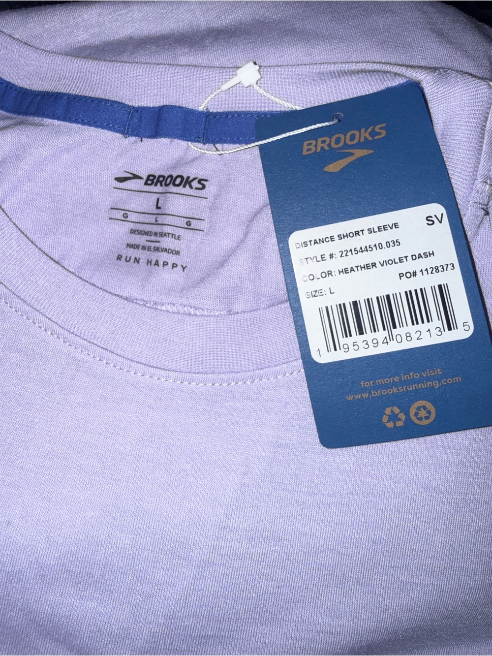 Brooks Distance Short Sleeve - Picture 11 of 13